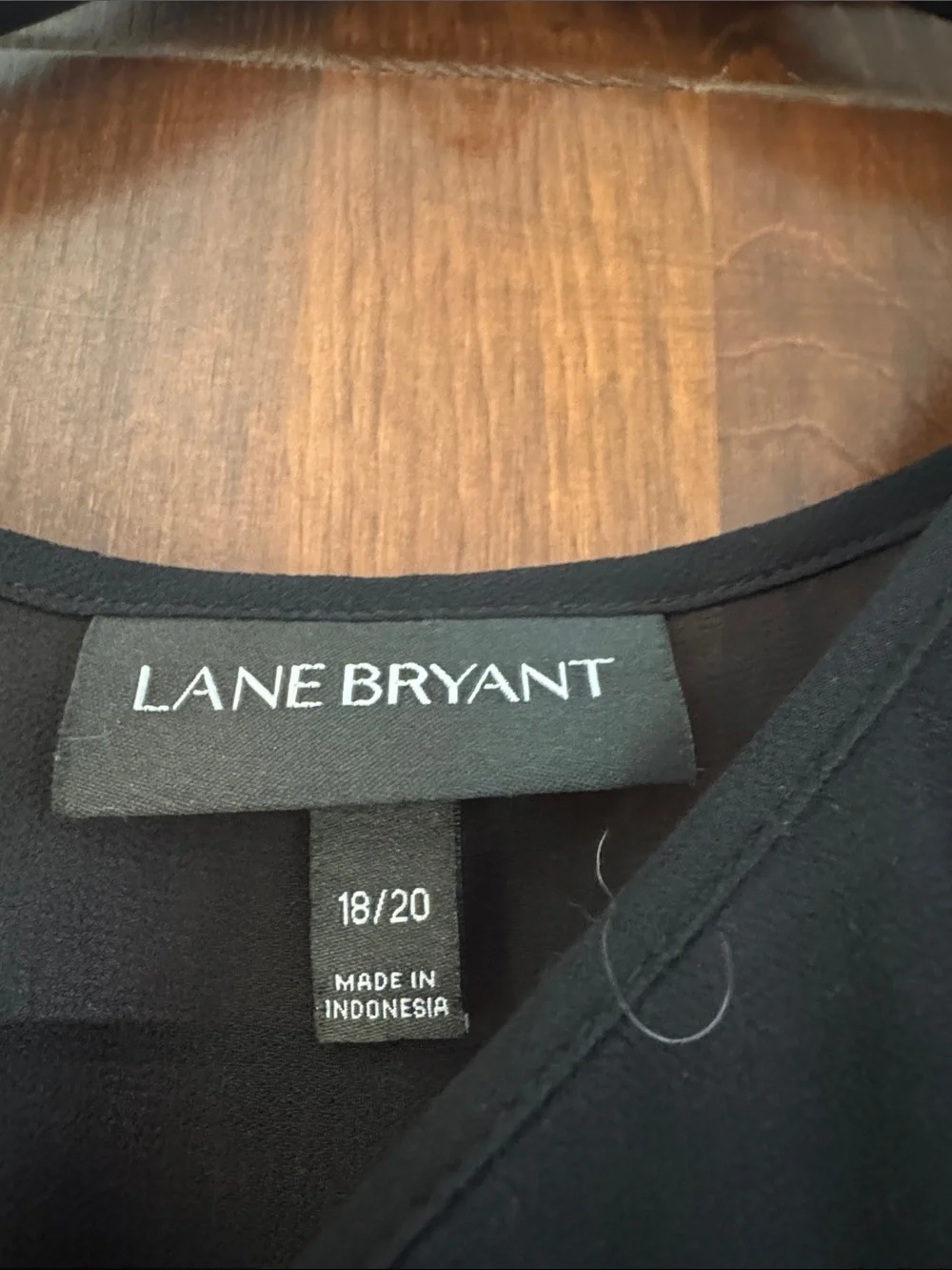 Lane Bryant Black & White Ikat-Print High-Low Dress with Belt - Picture 2 of 3
